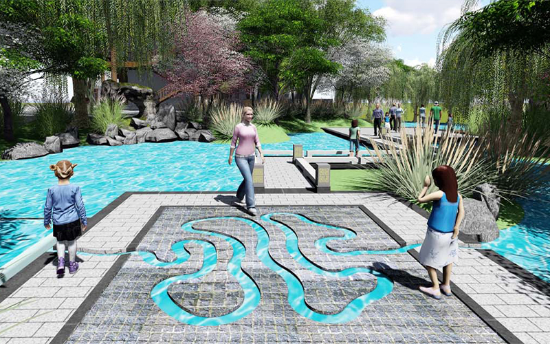 洛陽欒川龍門酒店園林景觀設(shè)計